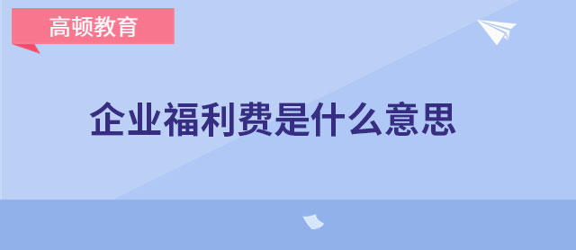 企业福利费是什么意思