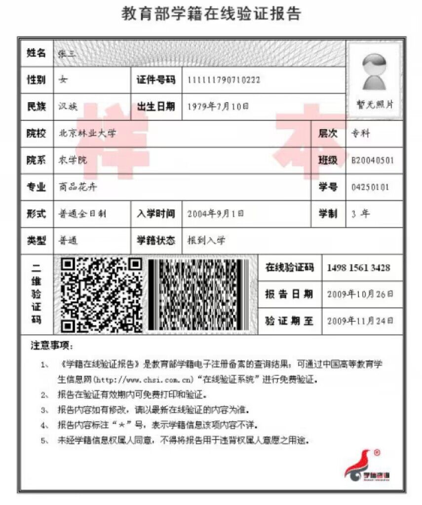 2024江西財經(jīng)大學(xué)考研報考點網(wǎng)上確認(rèn)教育部學(xué)籍在線驗證報告示例圖片