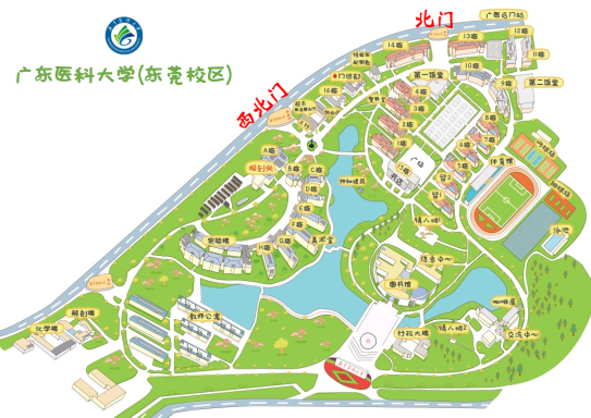 广东医科大学平面图