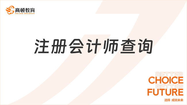 注册会计师查询