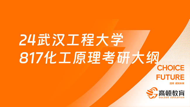 24武汉工程大学817化工原理考研大纲