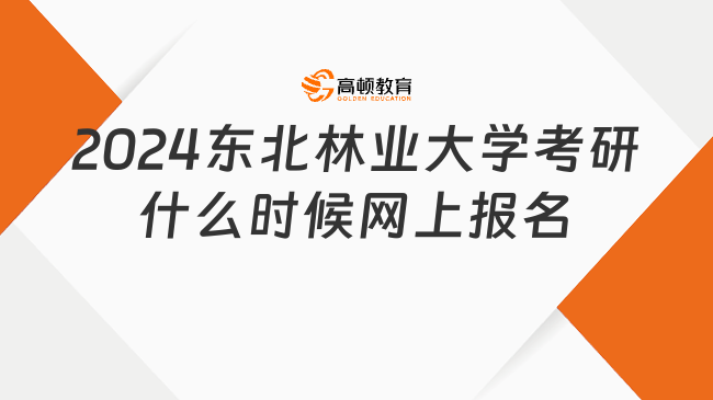 2024東北林業(yè)大學(xué)考研什么時候網(wǎng)上報名