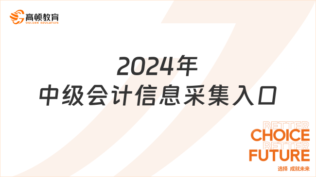 2024年中級(jí)會(huì)計(jì)信息采集入口