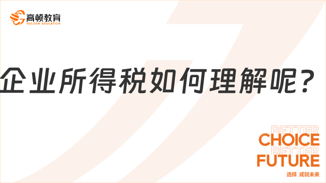 企業(yè)所得稅如何理解呢？