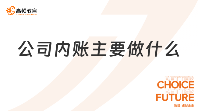 公司内账主要做什么