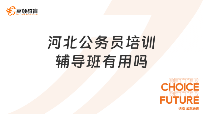 河北公務(wù)員培訓(xùn)輔導(dǎo)班有用嗎？