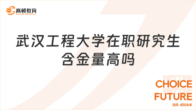 武汉工程大学在职研究生含金量高吗