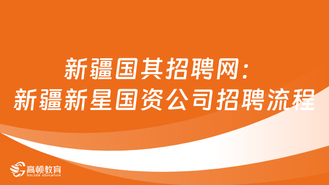 新疆国其招聘网：新疆新星国有资本运营公司招聘流程介绍