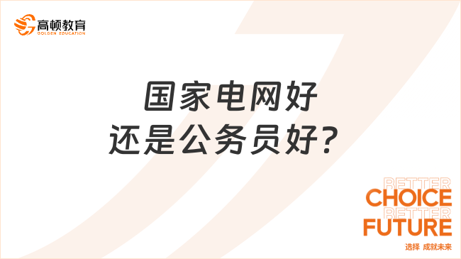 国家电网好还是公务员好？