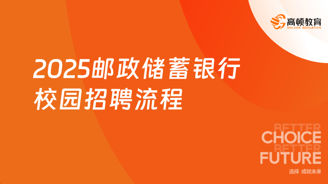 2025邮政储蓄银行校园招聘流程