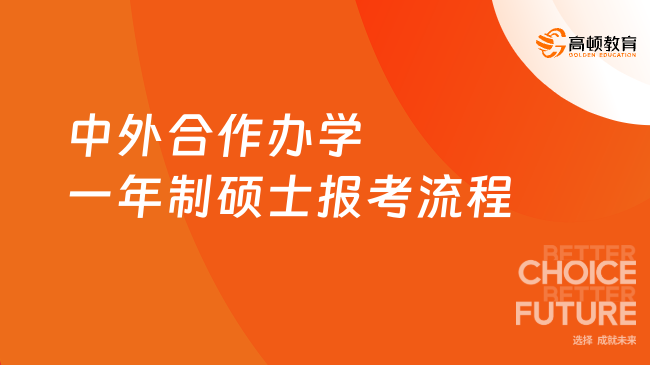 可拿雙證！2024年中外合作辦學(xué)一年制碩士報考流程步驟一覽