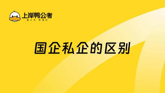 国企私企的区别？大不相同！