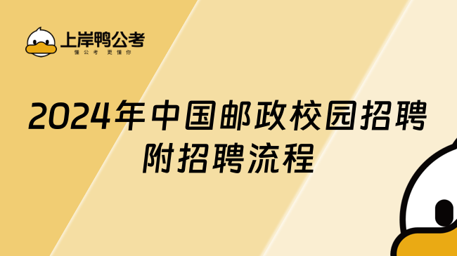 2024年中國郵政校園招聘附招聘流程