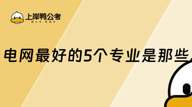 電網(wǎng)最好的5個專業(yè)是那些