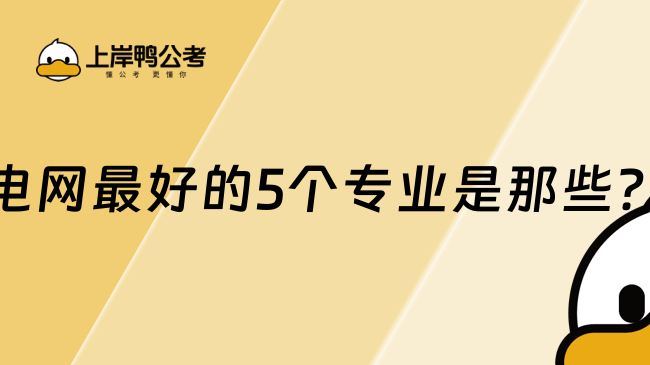 電網(wǎng)最好的5個專業(yè)是那些？