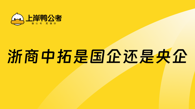 浙商中拓是國(guó)企還是央企？一文解答！