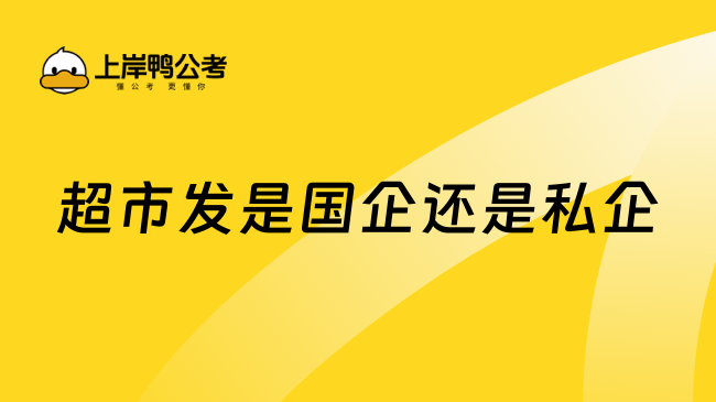 超市發(fā)是國(guó)企還是私企？一文解答！