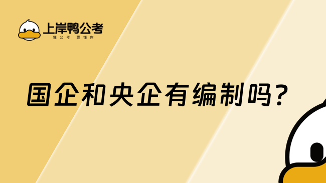 國企和央企有編制嗎？