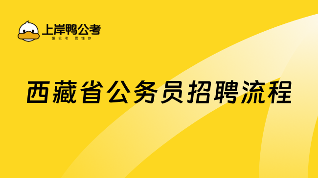 西藏省公務(wù)員招聘流程，小白必看！