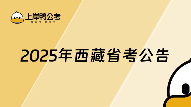 2025年西藏省考公告詳細(xì)講解，報考必看