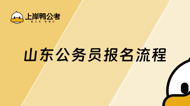 最详细的山东公务员报名流程，一键解锁