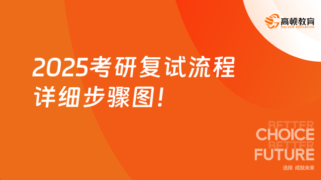 2025考研復(fù)試流程詳細(xì)步驟圖！先筆試后面試