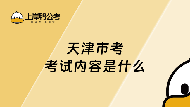 天津市考考试内容是什么