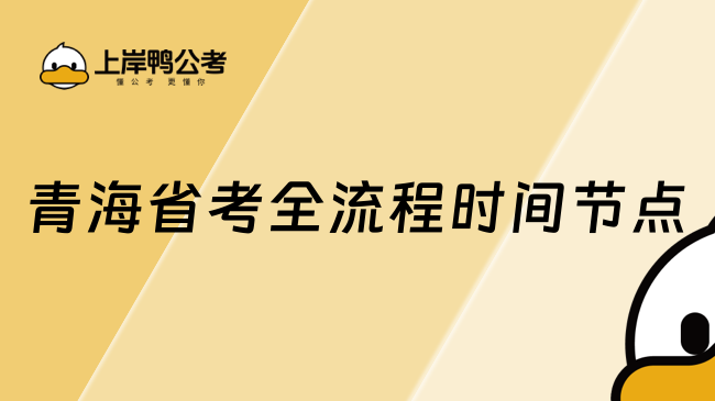 青海省考全流程时间节点