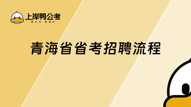 青海省省考招聘流程