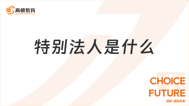 特別法人是什么？特征有哪些？