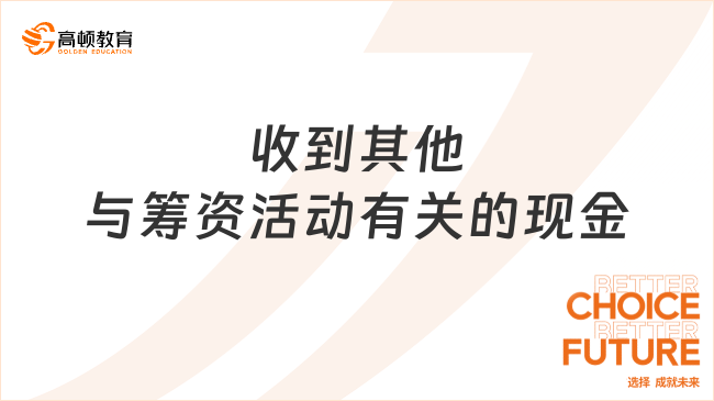 收到其他與籌資活動有關(guān)的現(xiàn)金包括哪些