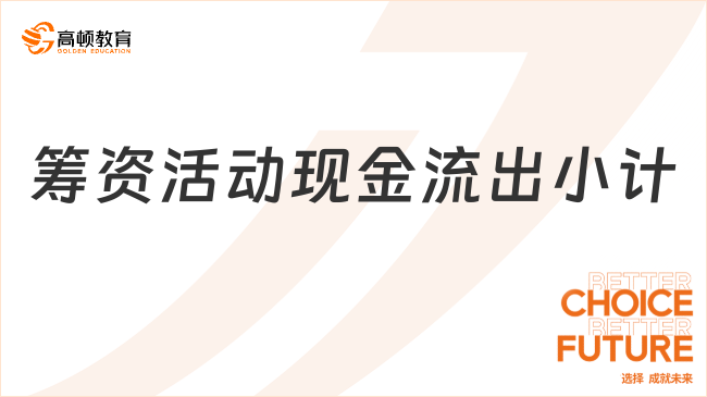 籌資活動(dòng)現(xiàn)金流出小計(jì)