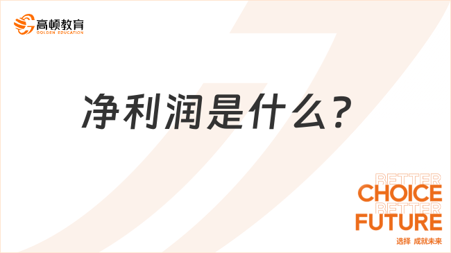 凈利潤是什么？初級會計實務基礎(chǔ)知識點總結(jié)！