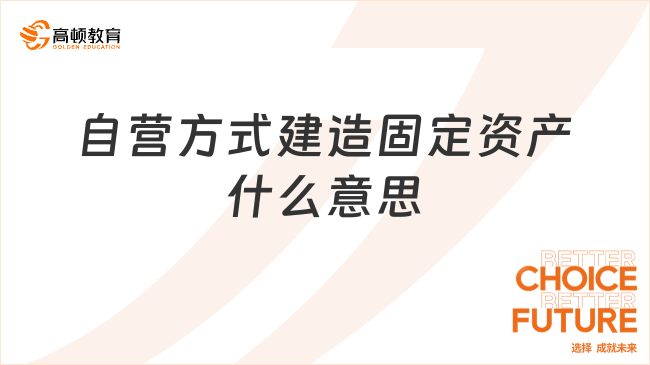自營(yíng)方式建造固定資產(chǎn)什么意思