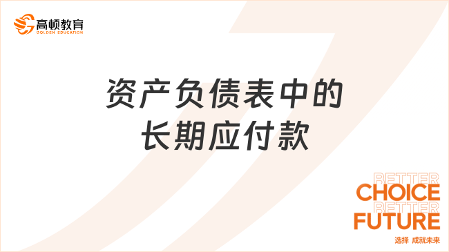 資產(chǎn)負債表中的長期應(yīng)付款是指什么？