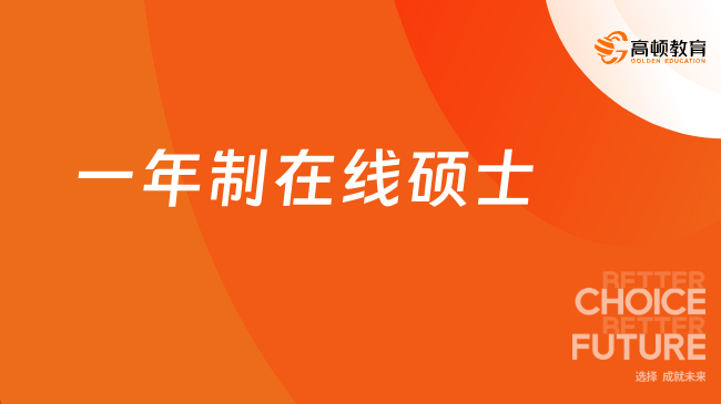 一年制在线硕士