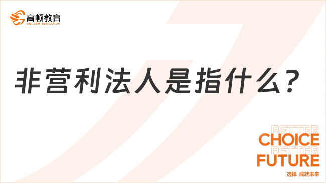 非營(yíng)利法人是指什么？