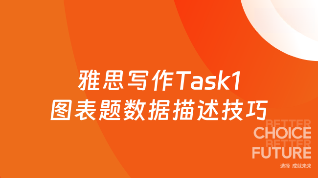 雅思写作Task1图表题数据描述技巧