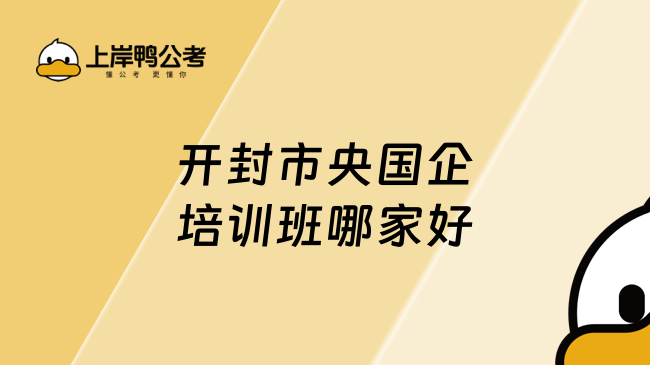 开封市央国企培训班哪家好