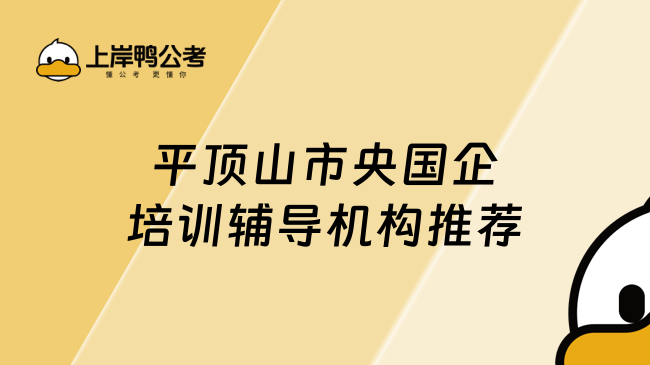 平顶山市央国企培训辅导机构推荐