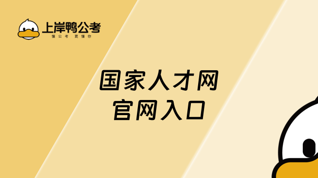 国家人才网官网入口