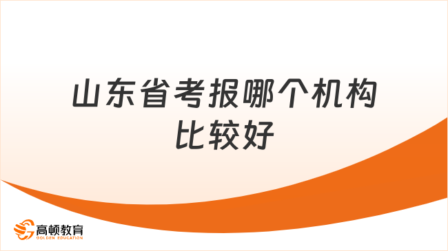 山东省考报哪个机构比较好