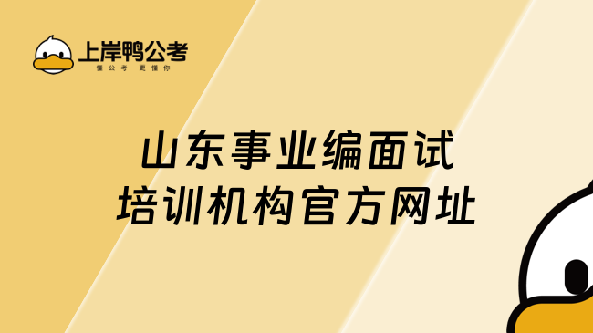 山东事业编面试培训机构官方网址