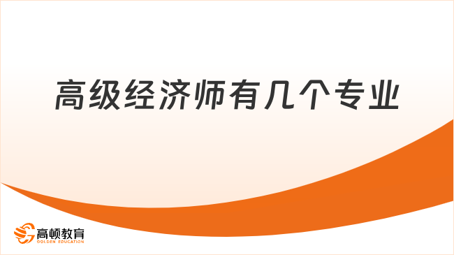 高级经济师有几个专业