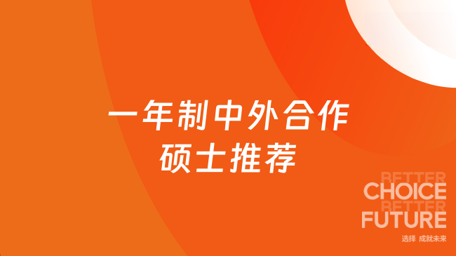 一年制中外合作硕士推荐