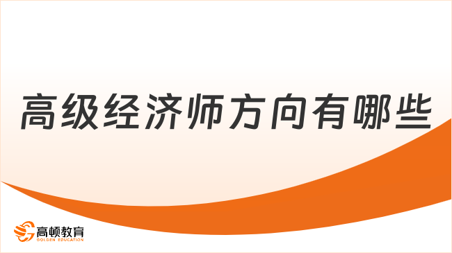 高级经济师方向有哪些