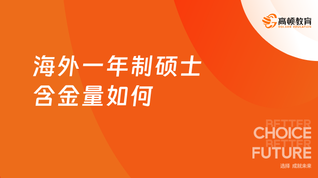 2027海外一年制硕士含金量如何?教育部认证+考公考编都能用!