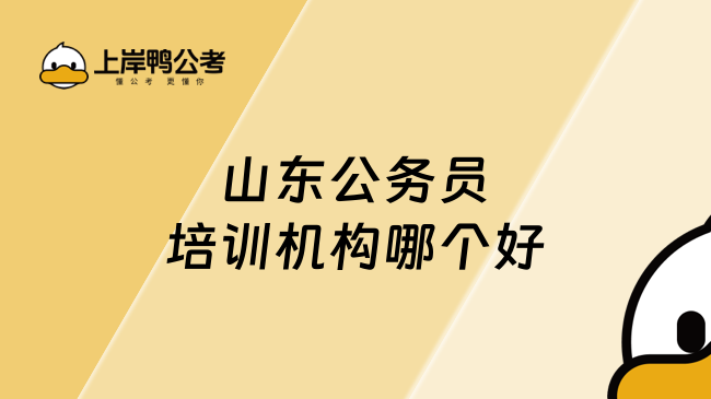 山东公务员培训机构哪个好