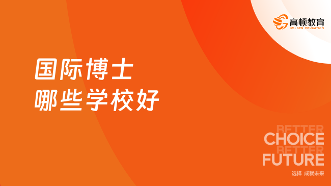 国际博士哪些学校好