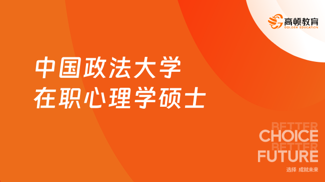 中国政法大学在职心理学硕士